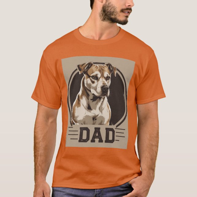 Camiseta Orgulho de Pai de Cães - Arte de Homenagem de Cani (Frente)