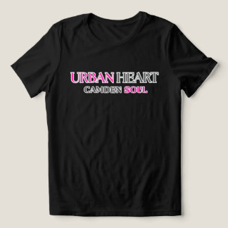 Camiseta ORGULHO DE PARKSIDE URBAN HEART Preto Rosa Mulhere
