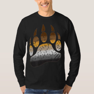 Camiseta Orgulho de patas do gay Bear Afastado