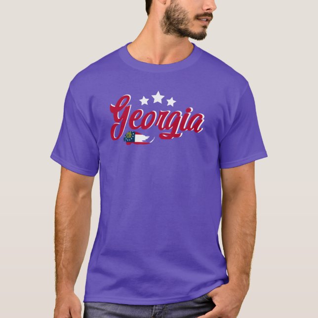 Camiseta Orgulho de Pertencer à Geórgia (Frente)
