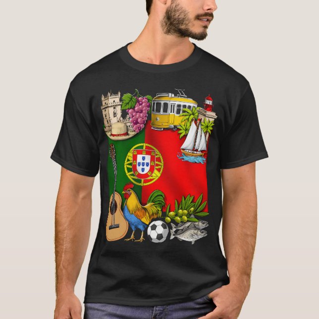 Camiseta Orgulho de Portugal (Frente)