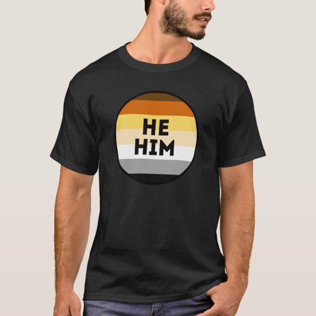 Camiseta Orgulho de Pronomes de Urso (Frente)