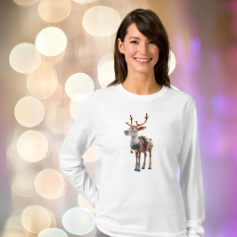 Camiseta Orgulho de Reindeer - Tee feminino
