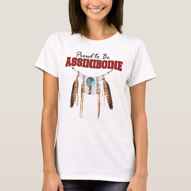 Camiseta Orgulho de ser Assiniboine Relaxine Ajustado Jerse (Frente)
