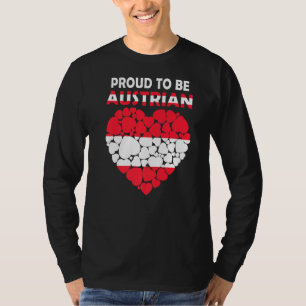Camiseta Orgulho De Ser Austríaco Eu Adoro Áustria Bandeira