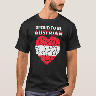 Camiseta Orgulho De Ser Austríaco Eu Adoro Áustria Bandeira