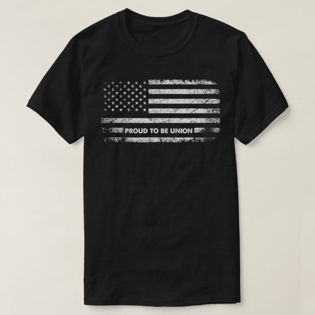 Camiseta Orgulho de ser bandeira americana trabalhadora sin (Frente do Design)