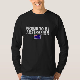 Camiseta Orgulho De Ser Bandeira Da Austrália Vintage