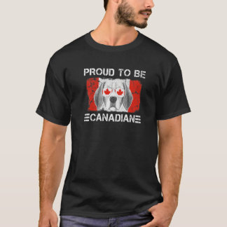 Camiseta Orgulho de ser canadense Flag Dog Lover Canada Roo