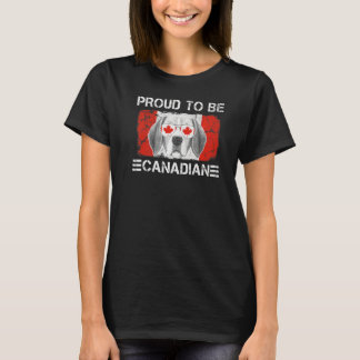 Camiseta Orgulho de ser canadense Flag Dog Lover Canada Roo