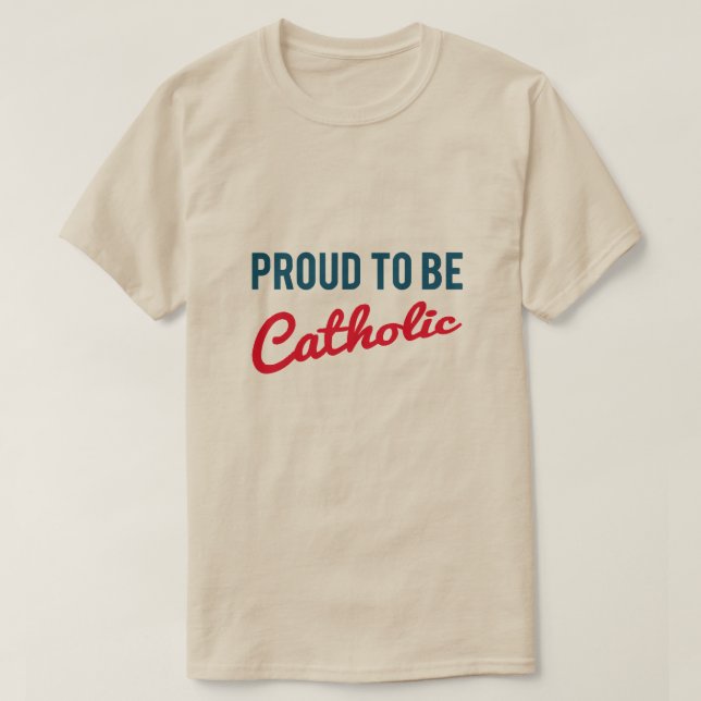 CAMISETA ORGULHO DE SER CATÓLICO (Frente do Design)
