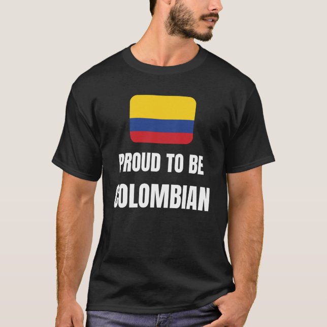 Camiseta Orgulho de ser colombiano (Frente)