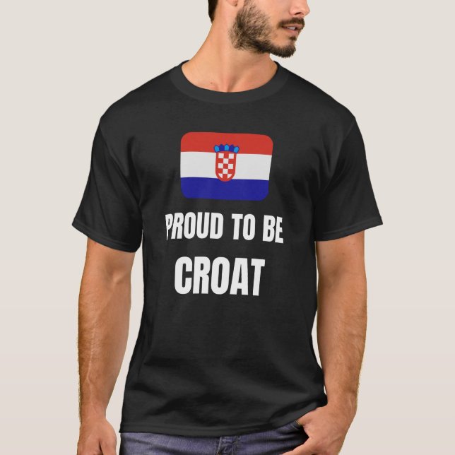 Camiseta Orgulho de ser croata (Frente)
