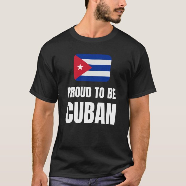 Camiseta Orgulho de ser cubano (Frente)