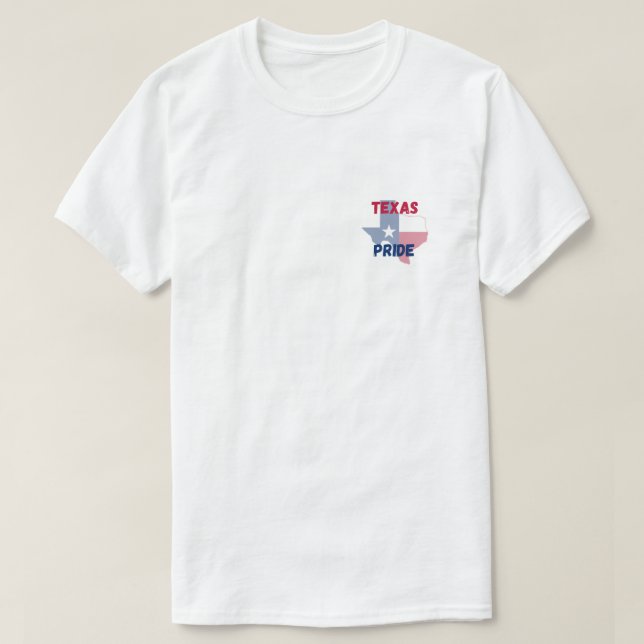 Camiseta Orgulho de ser do Texas (Frente do Design)
