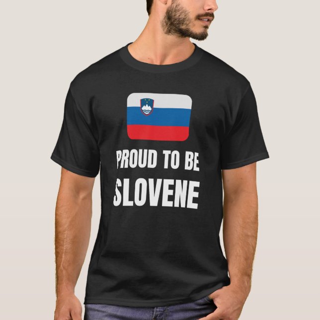 Camiseta Orgulho de ser esloveno (Frente)