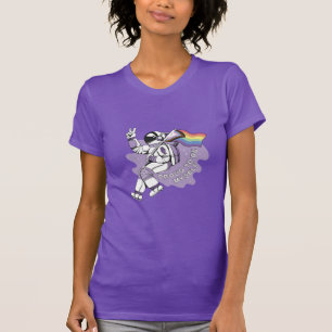 Camiseta Orgulho de ser eu mesmo astronauta LGBTQ Pride T-S