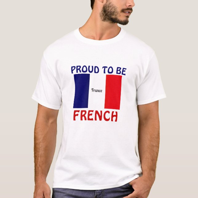 Camiseta Orgulho de ser francês (Frente)