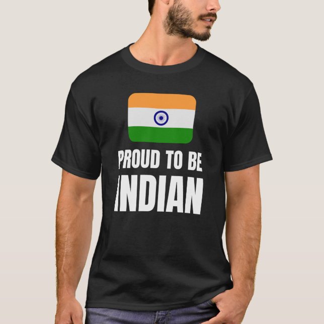 Camiseta Orgulho de ser indiano (Frente)