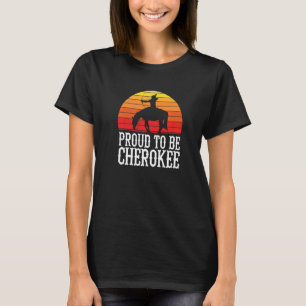 Camiseta Orgulho De Ser Indígenas Indígena Americana Cherok