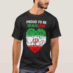 Camiseta Orgulho De Ser Iraniano Eu Amo Irã Bandeira Irã