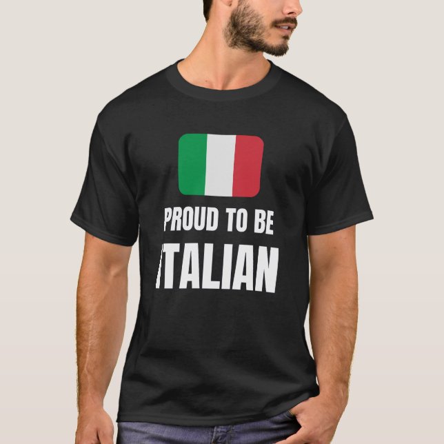 Camiseta Orgulho de ser italiano (Frente)