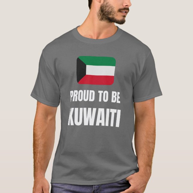 Camiseta Orgulho de ser kuwaitiano (Frente)