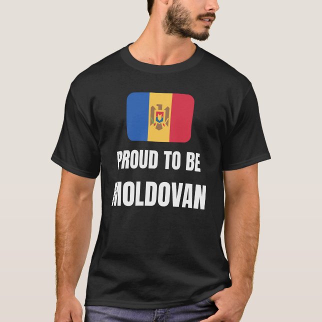 Camiseta Orgulho de ser moldavo (Frente)