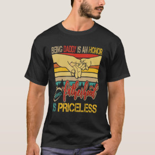 Camiseta Orgulho De Ser Pai É Uma Honra Ser Paternidade É