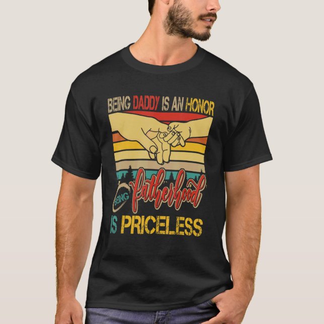 Camiseta Orgulho De Ser Pai É Uma Honra Ser Paternidade É (Frente)