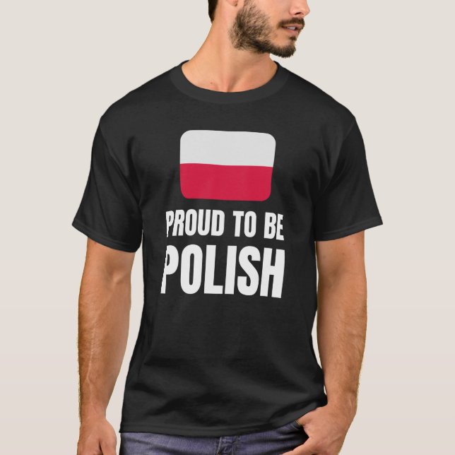 Camiseta Orgulho de ser polonês (Frente)