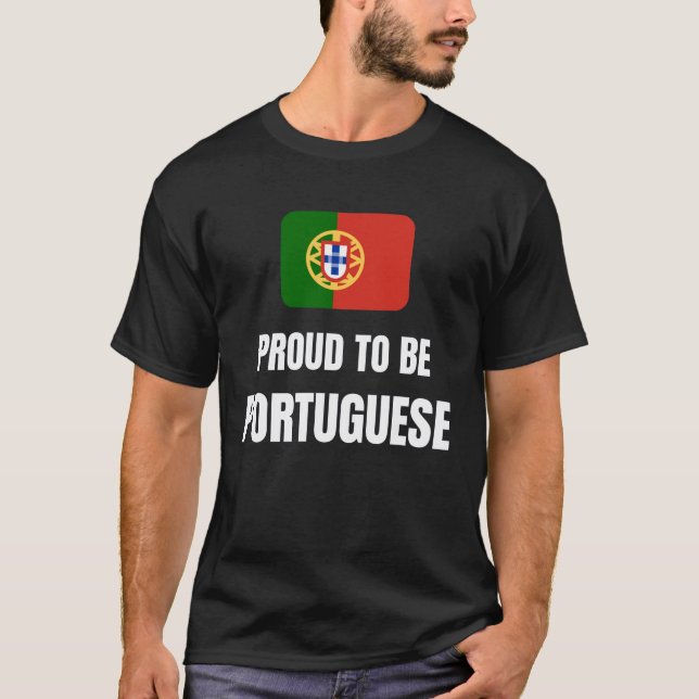 Camiseta Orgulho de ser português (Frente)