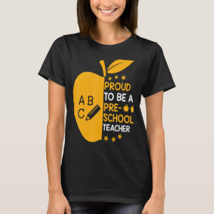 Camiseta Orgulho De Ser Professora De Pré-Escola Apprecia