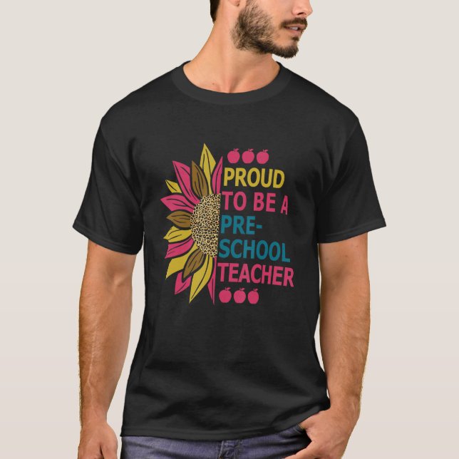 Camiseta Orgulho De Ser Roupa De Professora De Pré-Escola (Frente)