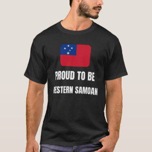 Camiseta Orgulho de ser Samoano Ocidental