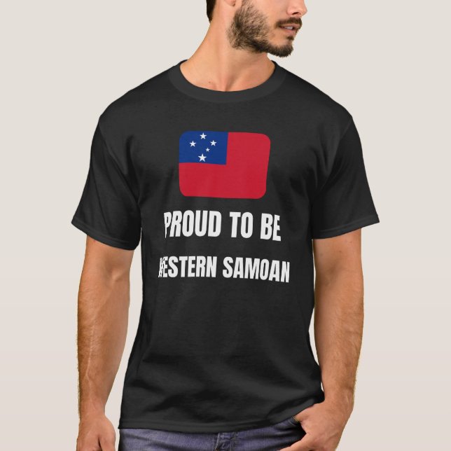Camiseta Orgulho de ser Samoano Ocidental (Frente)
