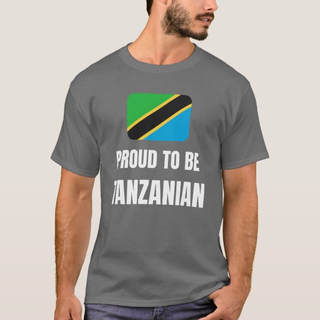 Camiseta Orgulho de ser tanzaniano (Frente)