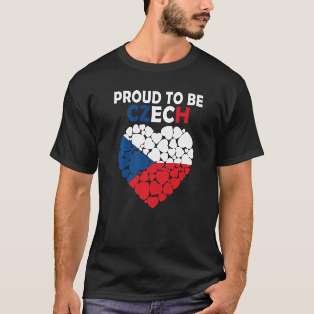 Camiseta Orgulho De Ser Tcheco Eu Adoro República Tcheca Ba (Frente)