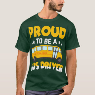 Camiseta Orgulho De Ser Um Motorista De Ônibus Escolar