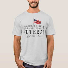 Camiseta Orgulho De Ser Um Veterano Marinho Dos EUA