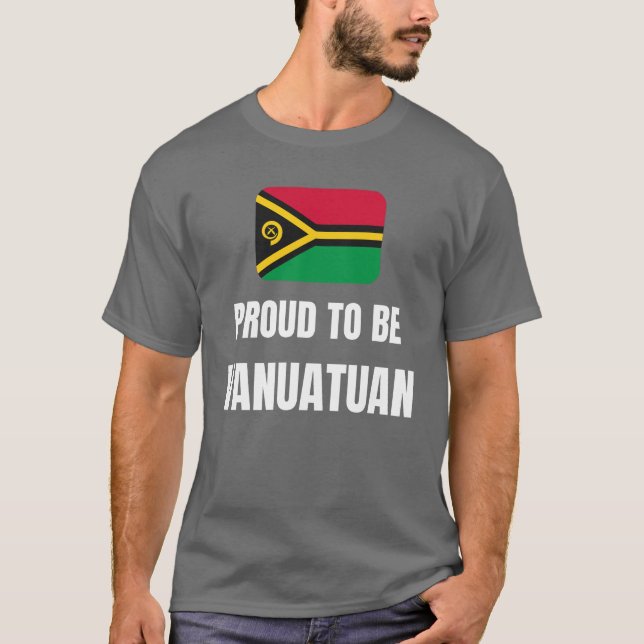 Camiseta Orgulho de ser Vanuatuan (Frente)