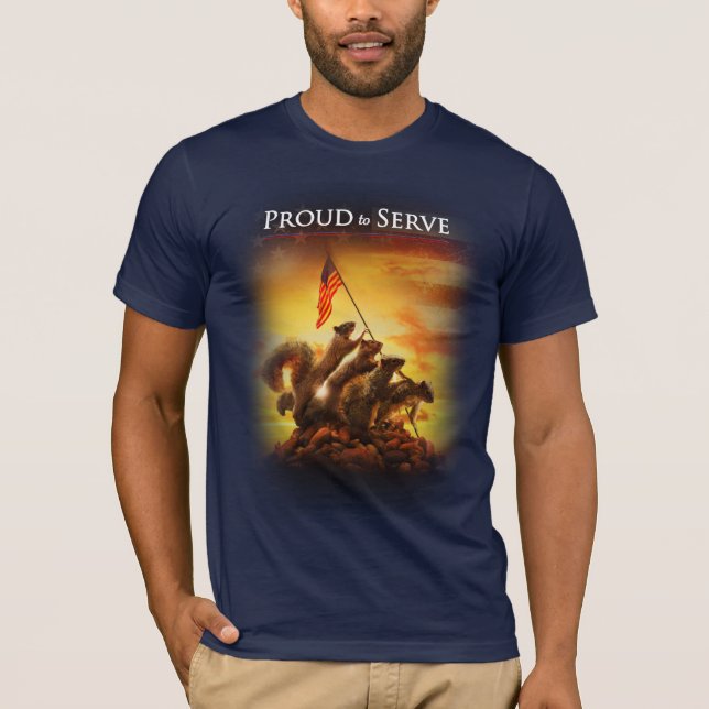 Camiseta Orgulho de servir (Frente)