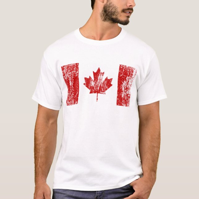 Camiseta Orgulho de Sinalizador do Canadá (Frente)