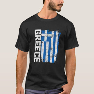 Camiseta Orgulho de Sinalizador Grego grécia