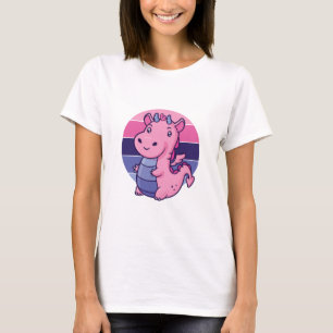Camiseta Orgulho de Sinalizador Omnisexualidade do Dragão 