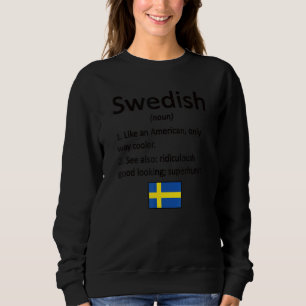 Camiseta Orgulho de Suecia sueca Definição Bandeira Raízes