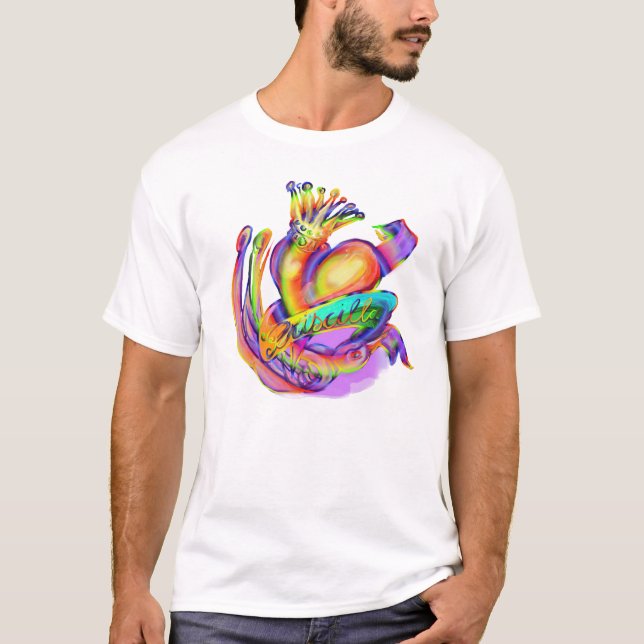 Camiseta Orgulho de tatuagem old school (Frente)