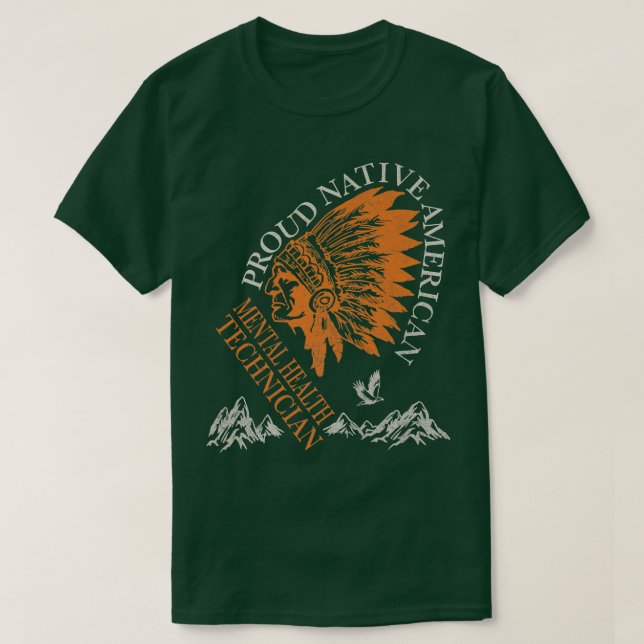 Camiseta Orgulho de técnicos de saúde mental para trabalho  (Frente do Design)