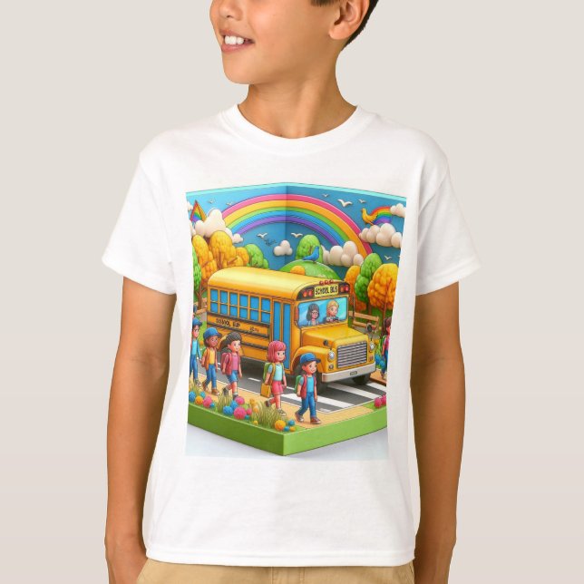 Camiseta Orgulho de Volta às Aulas Meninos (Frente)