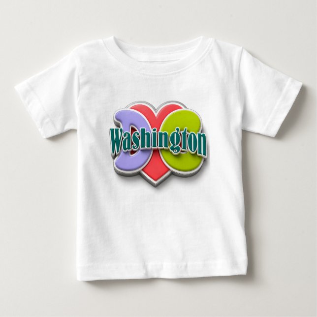 Camiseta orgulho de Washington DC (Frente)